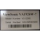 ViewSonic VA1926W-7 (Нальчик)