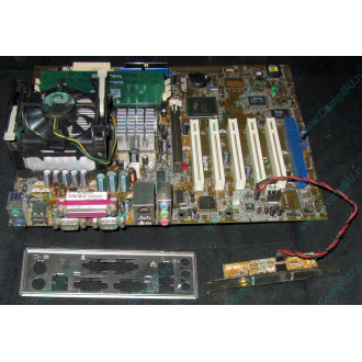 Материнская плата Asus P4PE (FireWire) с процессором Intel Pentium-4 2.4GHz s.478 и памятью 768Mb DDR1 Б/У (Нальчик)